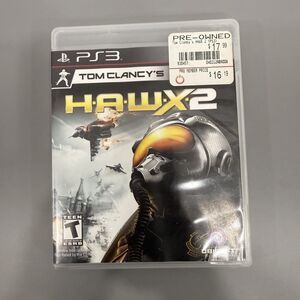 Tom Clancy's HAWX 2 (Sony PlayStation 3, 2010) PS3 Complete With Manual ML381